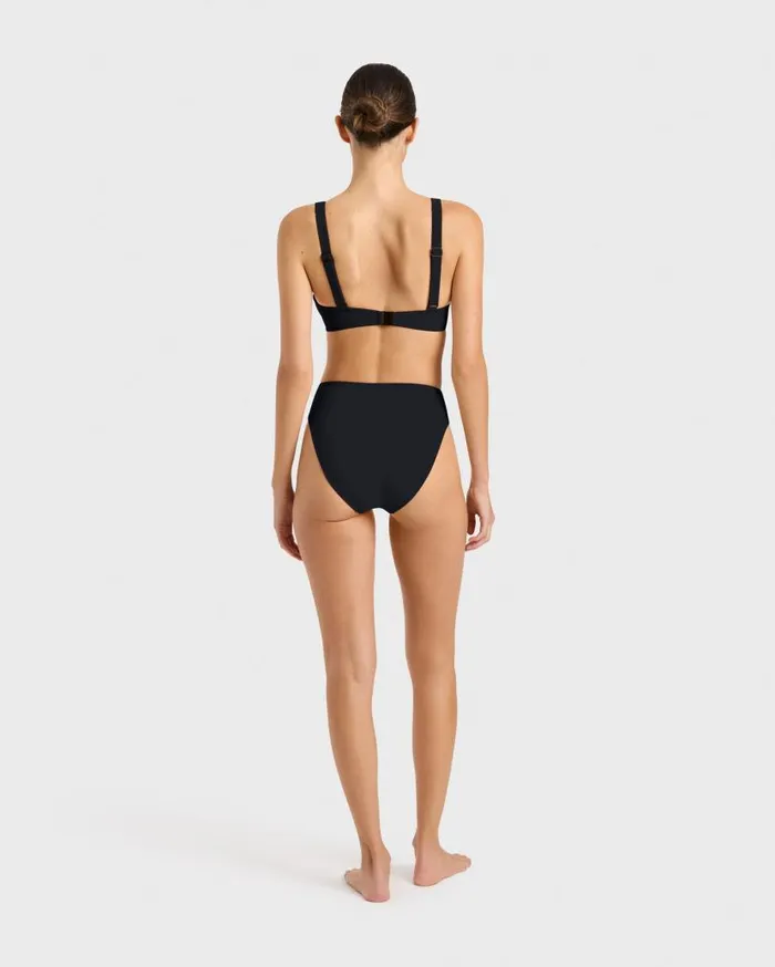 BONDI BORN Bikini Tops Pamela Bikini Top 8211 Black 8211 Women