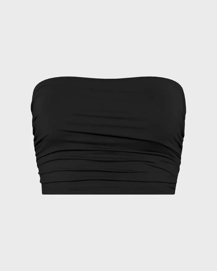 BONDI BORN Bikini Tops Raina Bikini Top 8211 Black 8211 Women