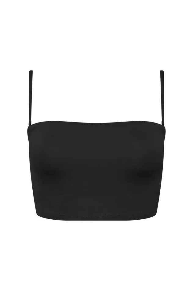 BONDI BORN Bikini Tops Sandy Bikini Top 8211 Black 8211 Women