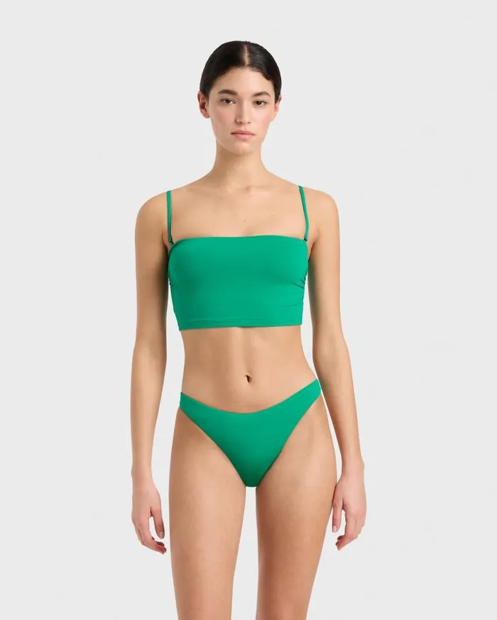 BONDI BORN Bikini Tops Sandy Bikini Top 8211 Emerald 8211 Women