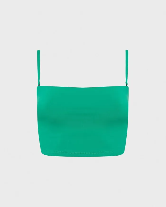 BONDI BORN Bikini Tops Sandy Bikini Top 8211 Emerald 8211 Women