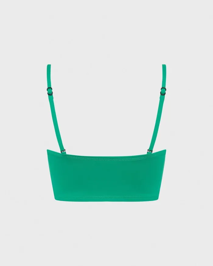 BONDI BORN Bikini Tops Sandy Bikini Top 8211 Emerald 8211 Women