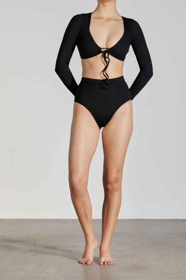 BONDI BORN Bikini Tops Tess Bikini Top 8211 Black 8211 Women