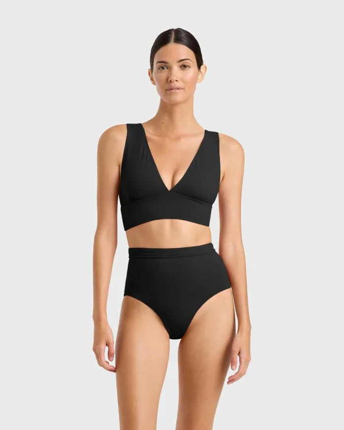 BONDI BORN Bikini Tops Vicki Bikini Top 8211 Black 8211 Women