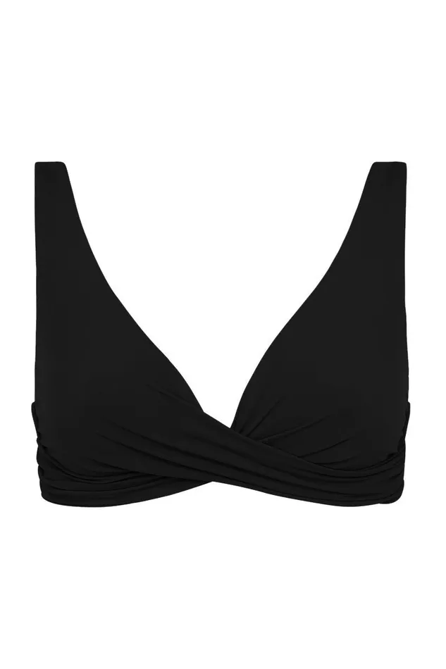 BONDI BORN Bikini Tops Wren Bikini Top 8211 Black 8211 Women