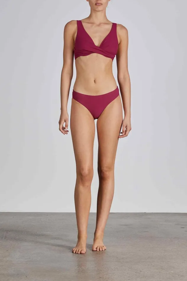 BONDI BORN Bikini Tops Wren Bikini Top 8211 Mulberry 8211 Women