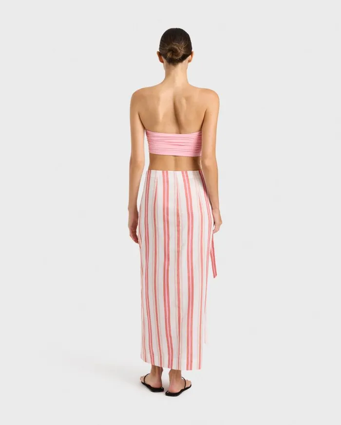 BONDI BORN Cover Ups Arezzo Wrap Skirt 8211 Watermelon 8211 Women