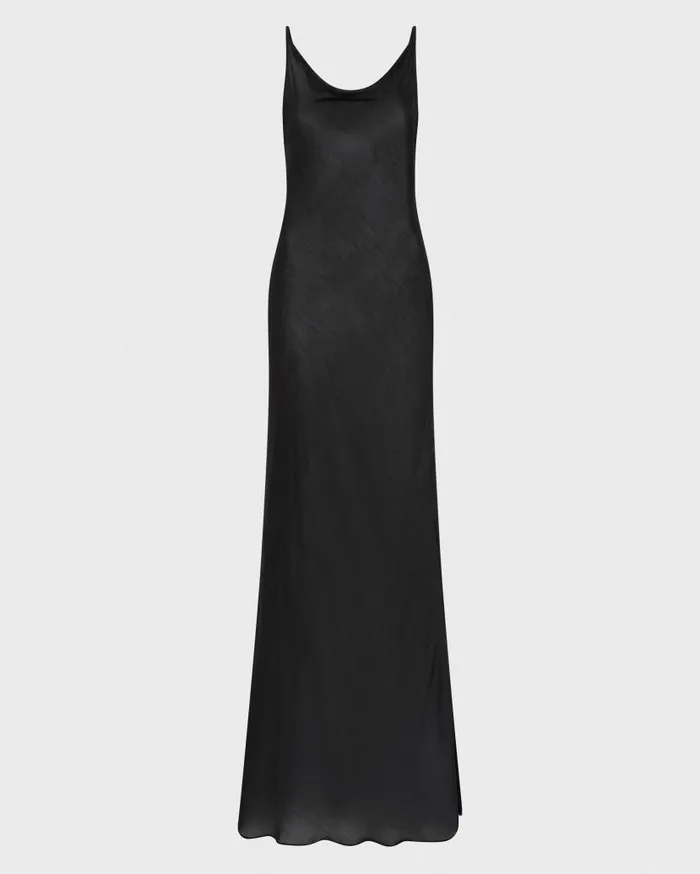 BONDI BORN Cover Ups Cremona Bias Slip Dress 8211 Black 8211 Women