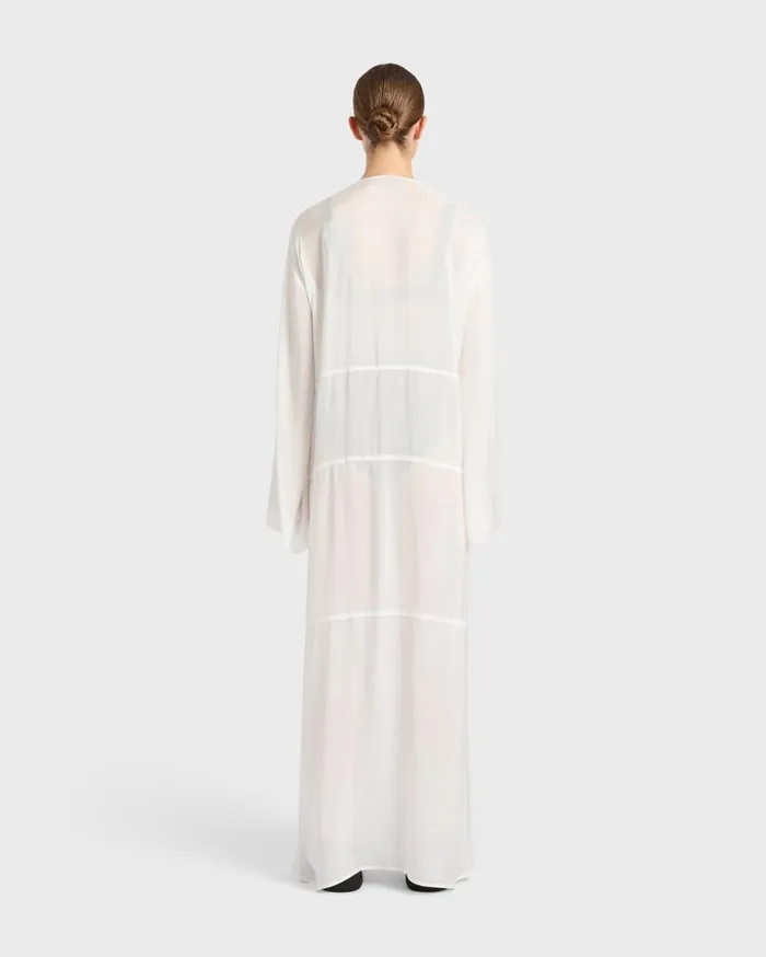 BONDI BORN Cover Ups Cremona TieFront Maxi Coverup 8211 White 8211 Women