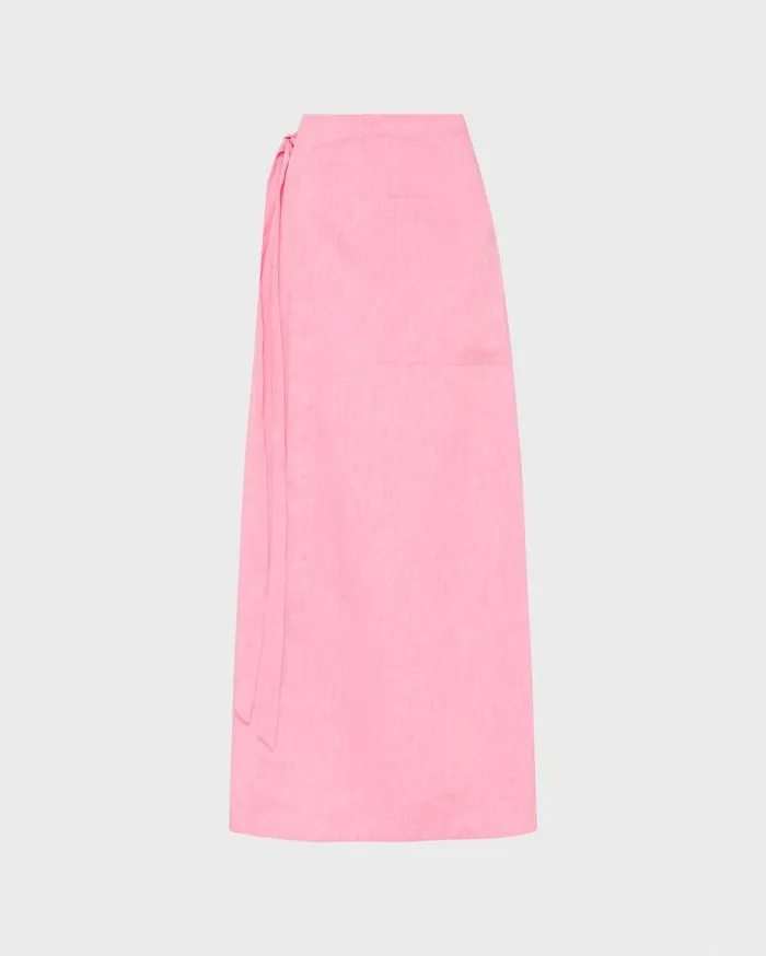BONDI BORN Cover Ups Leiden Wrap Skirt 8211 Pink 8211 Women