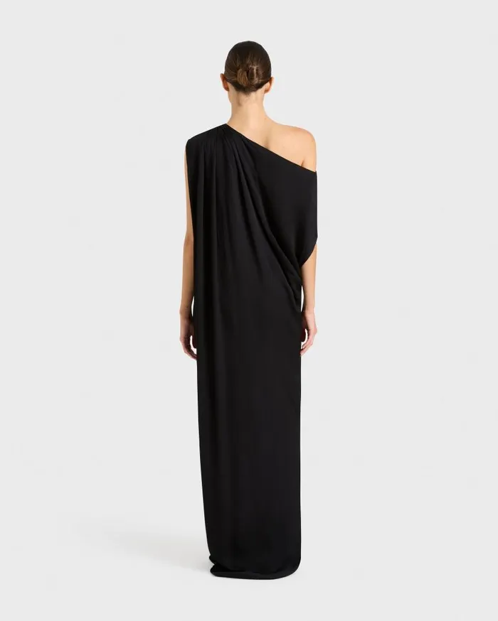 BONDI BORN Dresses Ardea Draped Dress 8211 Black 8211 Women