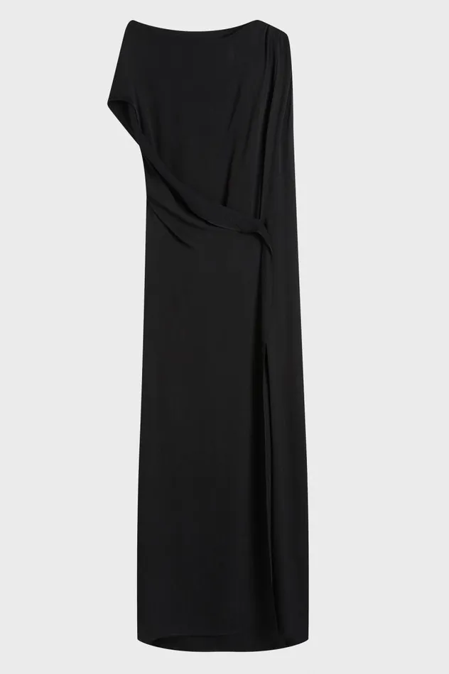 BONDI BORN Dresses Ardea Draped Dress 8211 Black 8211 Women