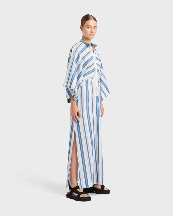 BONDI BORN Dresses Arezzo Caftan Dress 8211 Lapis 8211 Women BONDI BORN Dresses Arezzo Caftan Dress 8211 Lapis 8211 Women