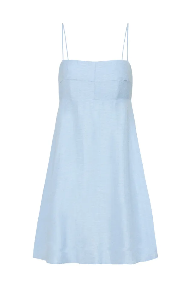 BONDI BORN Dresses Azores Mini Dress 8211 Pale Blue 8211 Women