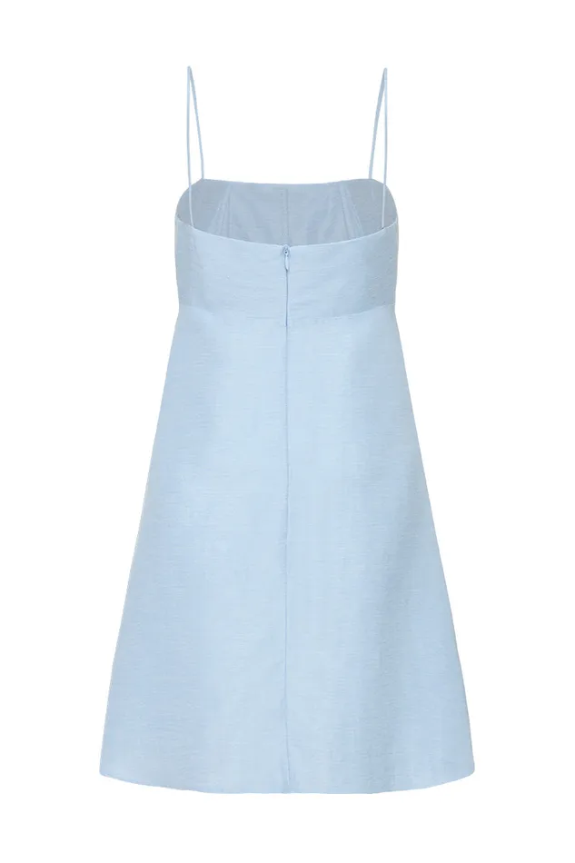 BONDI BORN Dresses Azores Mini Dress 8211 Pale Blue 8211 Women