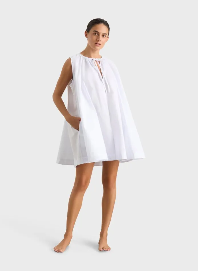 BONDI BORN Dresses Bayonne Mini Dress 8211 White 8211 Women