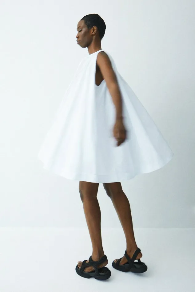 BONDI BORN Dresses Bayonne Mini Dress 8211 White 8211 Women