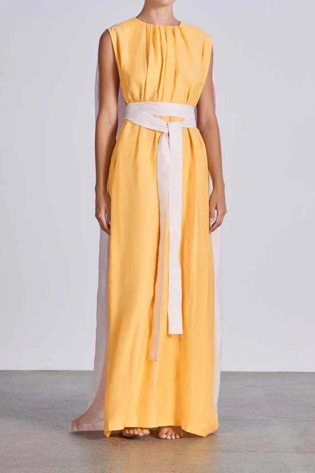 BONDI BORN Dresses Bonifacio Long Dress 8211 Banana 8211 Women