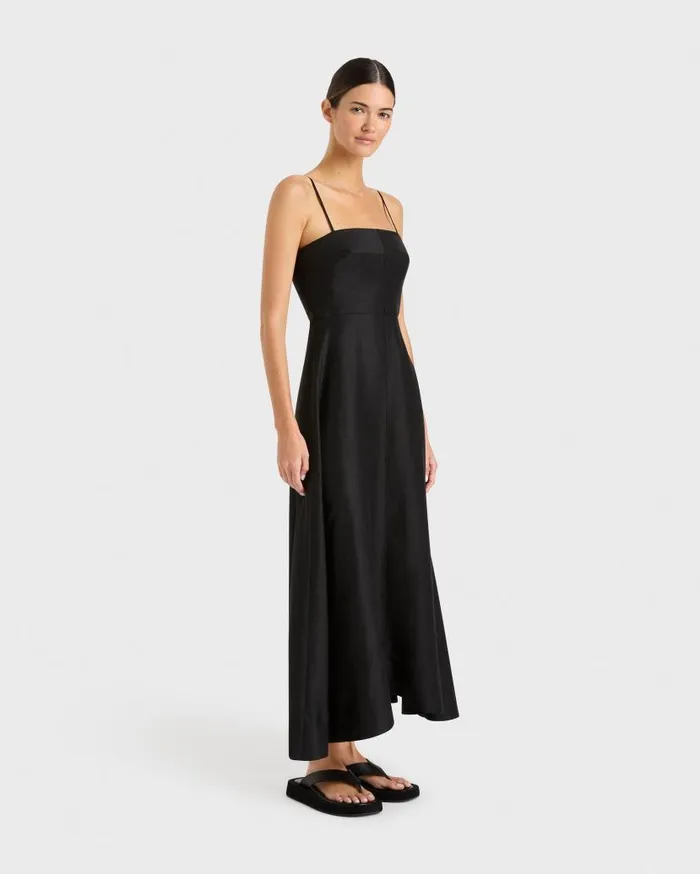 BONDI BORN Dresses Bormio Flared Dress 8211 Black 8211 Women