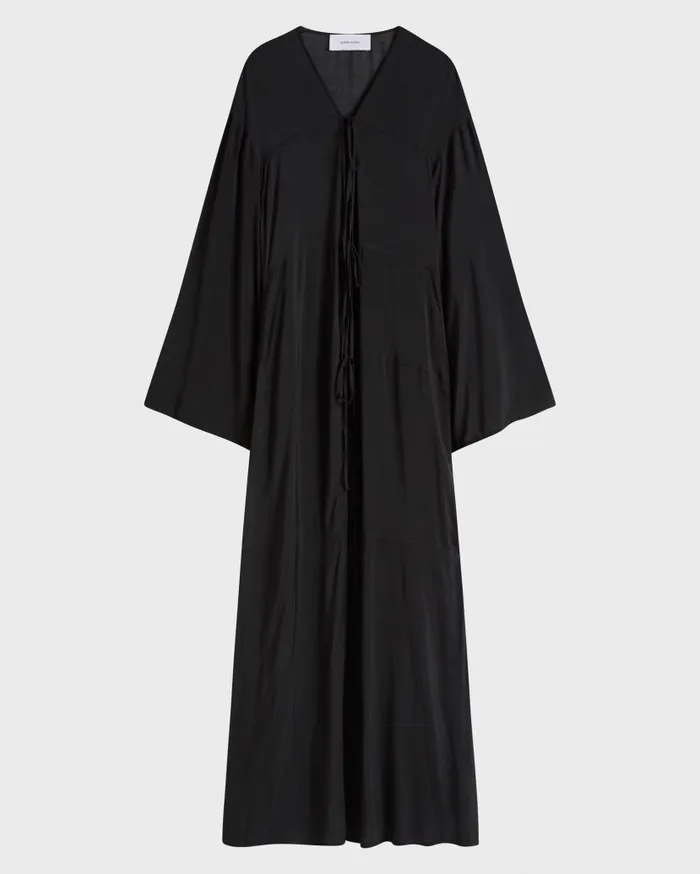 BONDI BORN Dresses Cremona TieFront Maxi Coverup 8211 Black 8211 Women