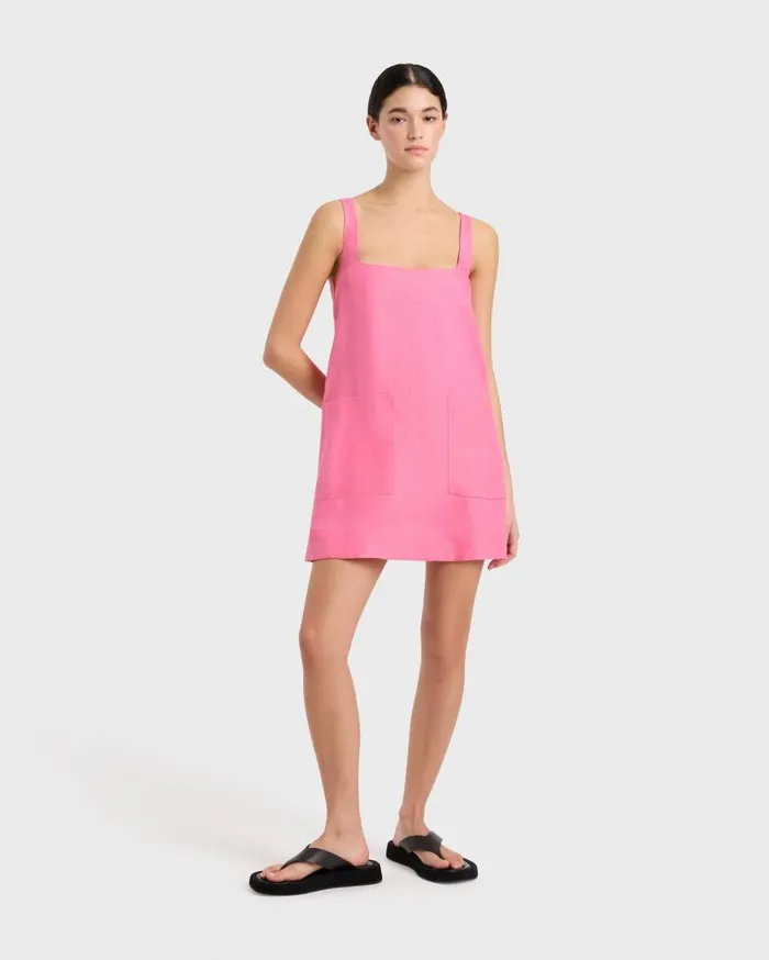 BONDI BORN Dresses Delphi Aline Mini Dress 8211 Rose 8211 Women