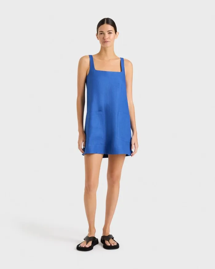 BONDI BORN Dresses Delphi Aline Mini Dress 8211 Sapphire 8211 Women