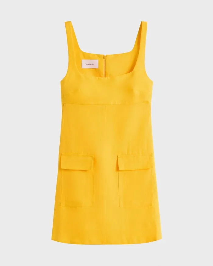 BONDI BORN Dresses Delphi Empire Mini Dress 8211 Daffodil 8211 Women BONDI BORN Dresses Delphi Empire Mini Dress 8211 Daffodil 8211 Women