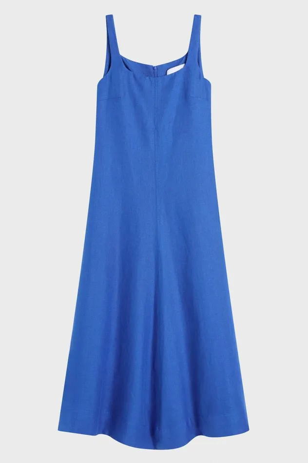 BONDI BORN Dresses Delphi Flared Maxi Dress 8211 Sapphire 8211 Women