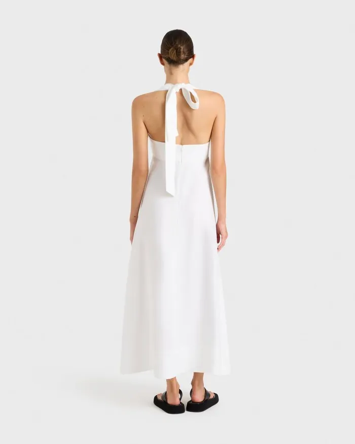 BONDI BORN Dresses Delphi Halter Maxi Dress 8211 White 8211 Women BONDI BORN Dresses Delphi Halter Maxi Dress 8211 White 8211 Women