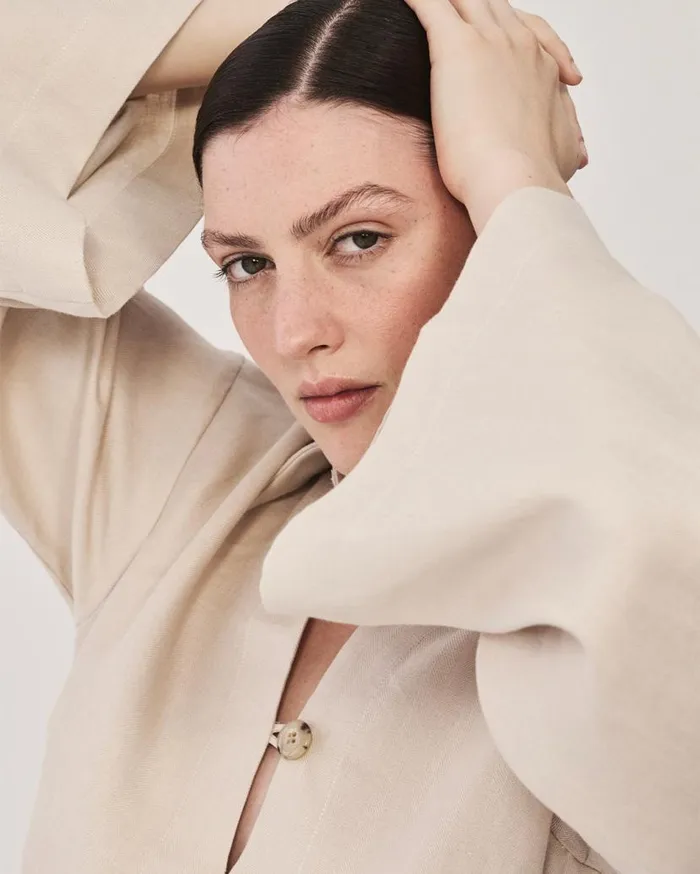 BONDI BORN Dresses Delphi Organic Linen Relaxed Sleeve Dress 8211 Sand 8211 Women BONDI BORN Dresses Delphi Organic Linen Relaxed Sleeve Dress 8211 Sand 8211 Women