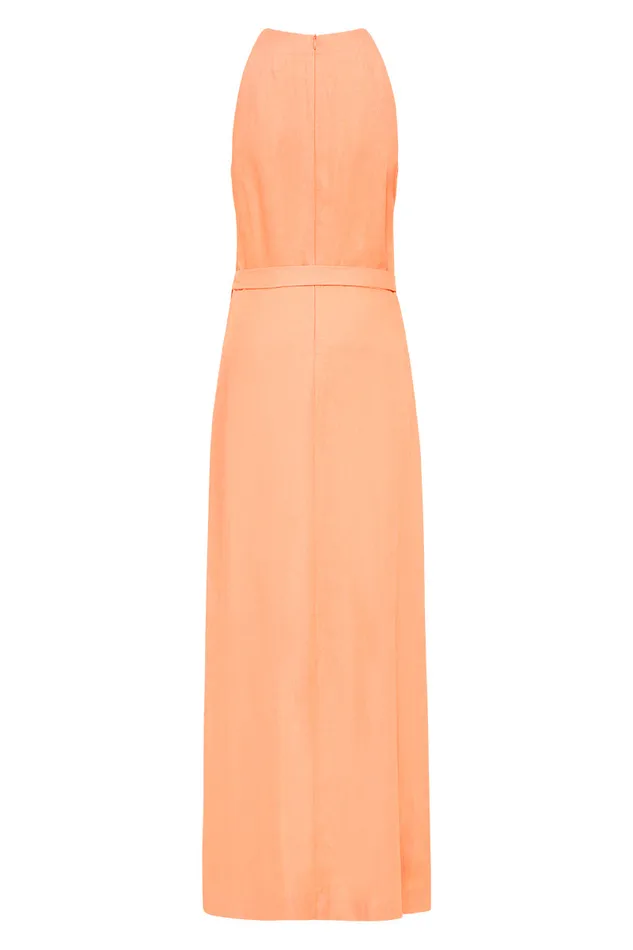 BONDI BORN Dresses Delphi Wrap Long Dress 8211 Sherbet 8211 Women