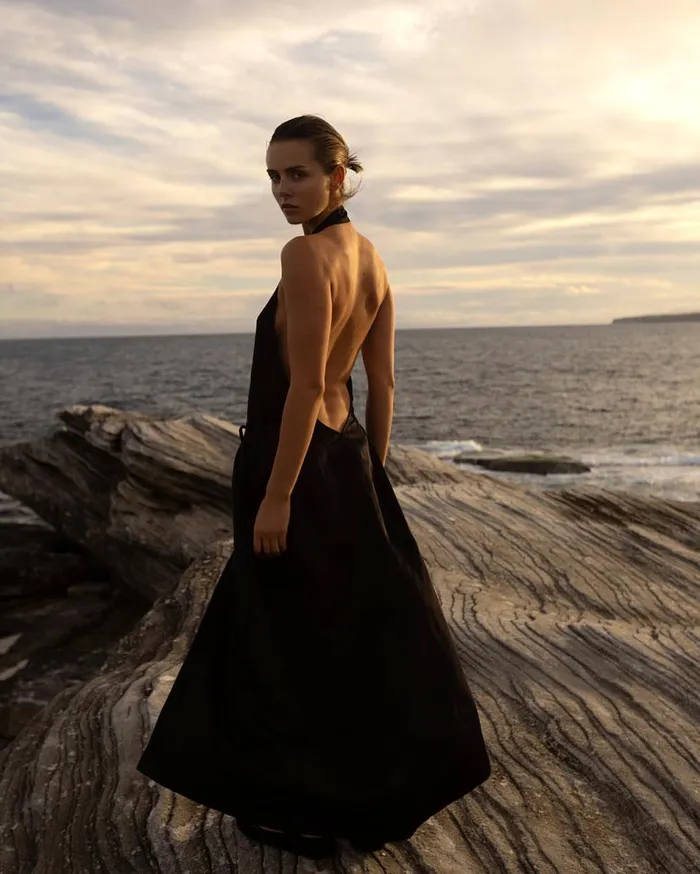 BONDI BORN Dresses Faro Halter Maxi Dress 8211 Black 8211 Women BONDI BORN Dresses Faro Halter Maxi Dress 8211 Black 8211 Women