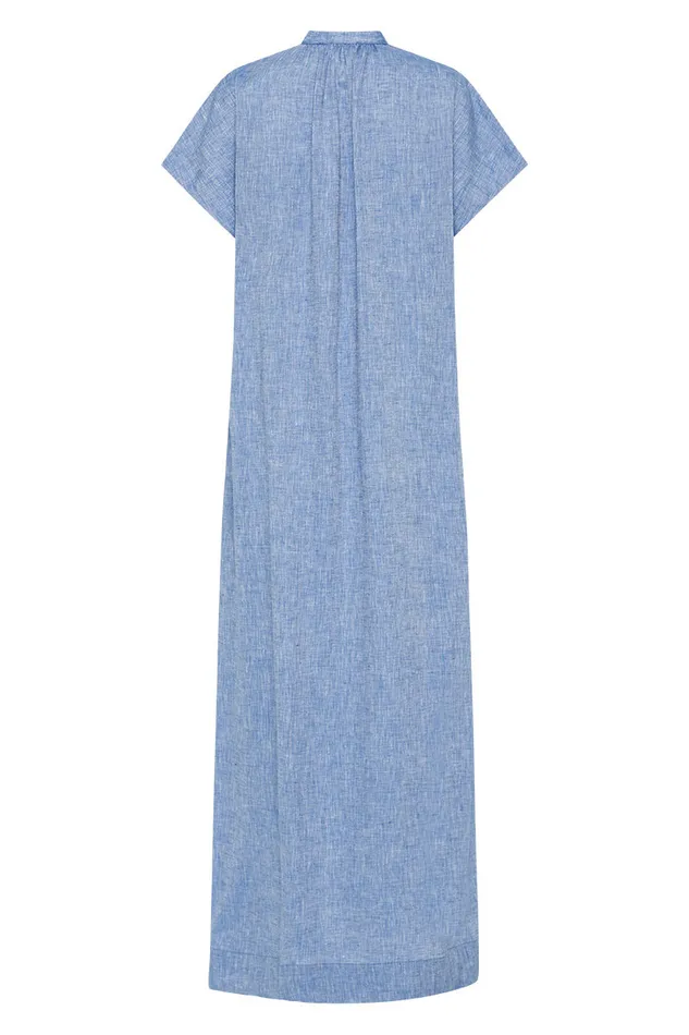 BONDI BORN Dresses Leiden Caftan Dress 8211 Denim 8211 Women