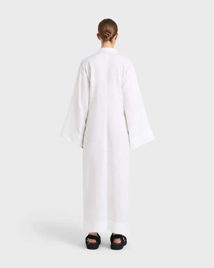 BONDI BORN Dresses Leiden Pleated Caftan Dress 8211 White 8211 Women BONDI BORN Dresses Leiden Pleated Caftan Dress 8211 White 8211 Women