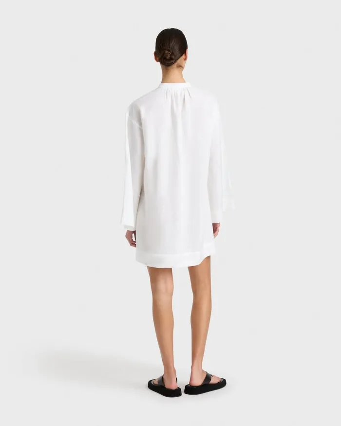 BONDI BORN Dresses Leiden Tunic 8211 White 8211 Women