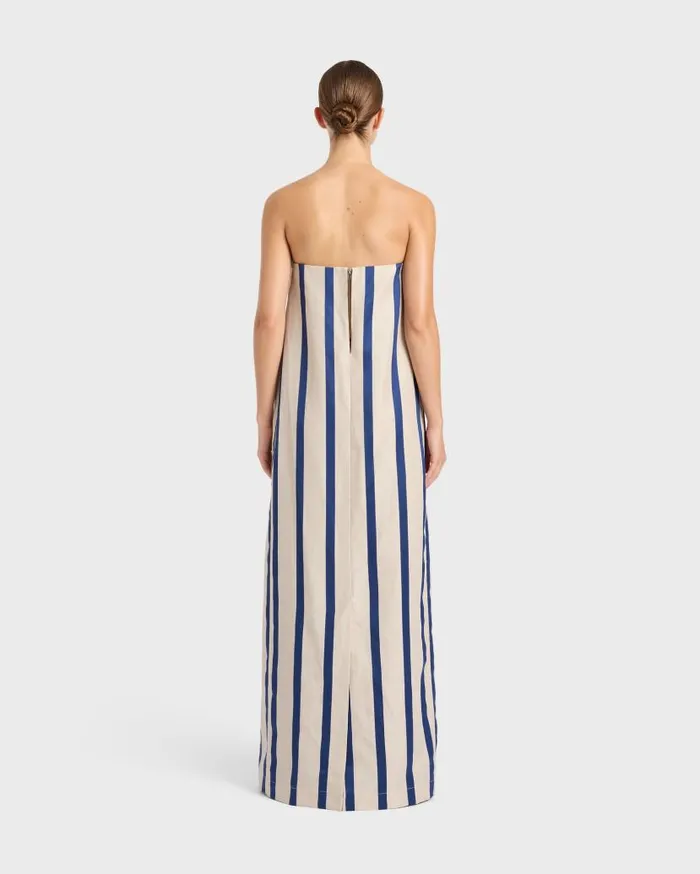 BONDI BORN Dresses Maine Strapless Maxi Dress 8211 Seaside 8211 Women