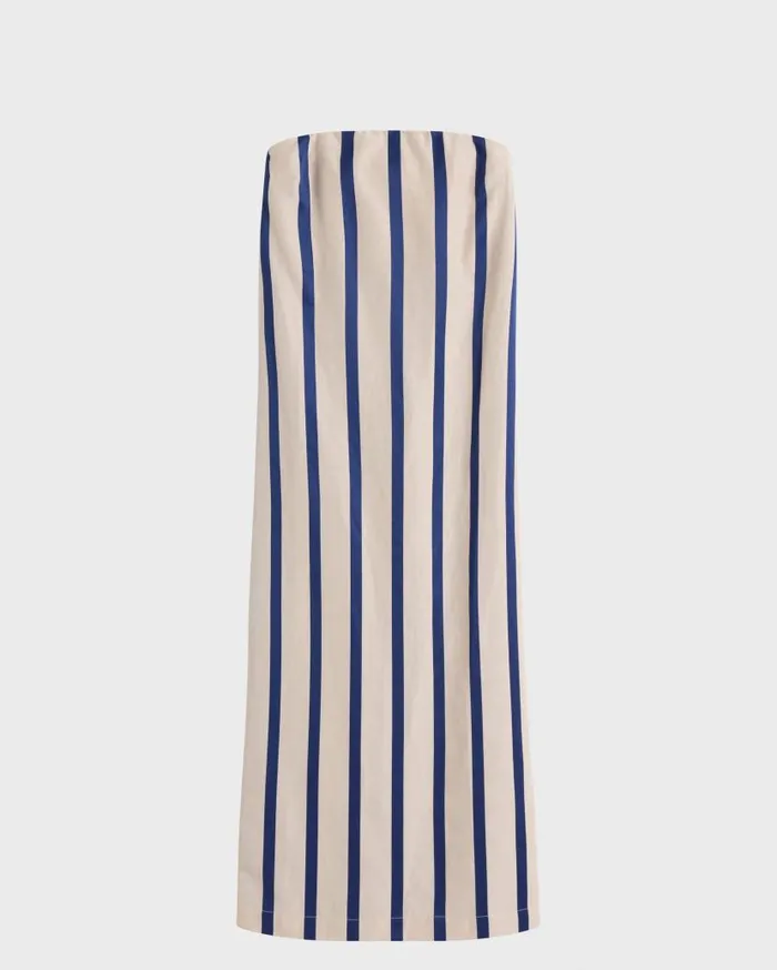 BONDI BORN Dresses Maine Strapless Maxi Dress 8211 Seaside 8211 Women