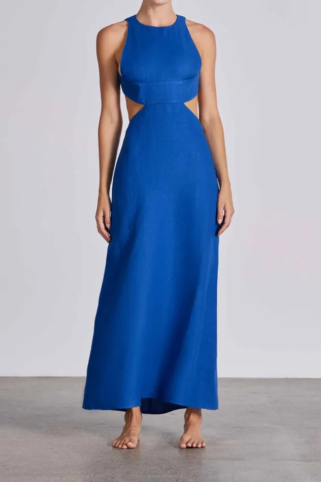 BONDI BORN Dresses Miramar Dress 8211 Sapphire 8211 Women