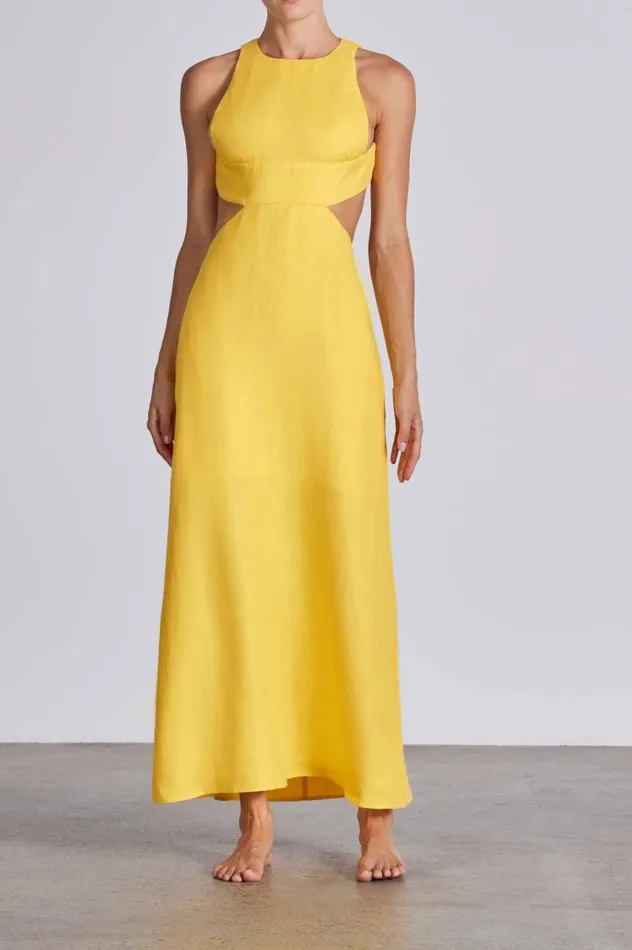 BONDI BORN Dresses Miramar Dress 8211 Sunflower 8211 Women