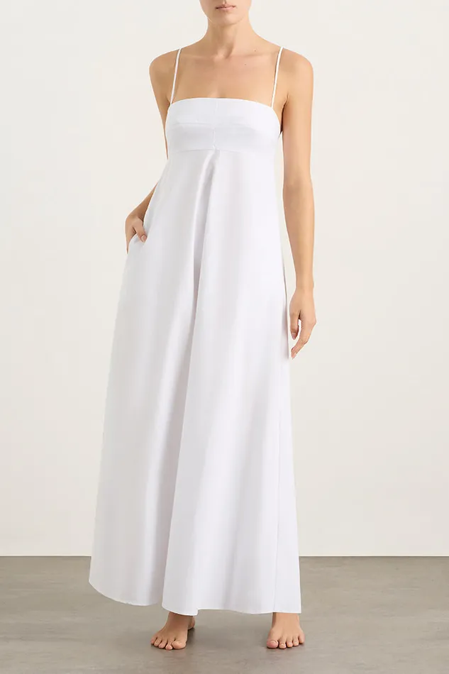 BONDI BORN Dresses Piedmont Sundress 8211 White 8211 Women