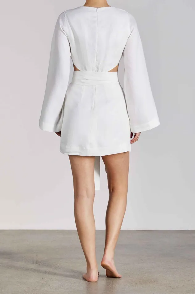 BONDI BORN Dresses Rinca Mini Dress 8211 White 8211 Women