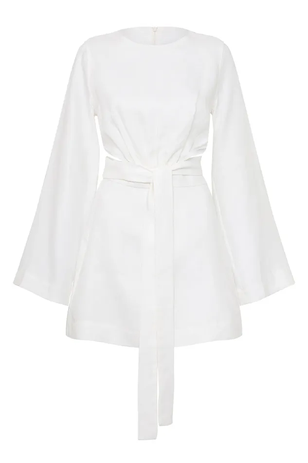BONDI BORN Dresses Rinca Mini Dress 8211 White 8211 Women