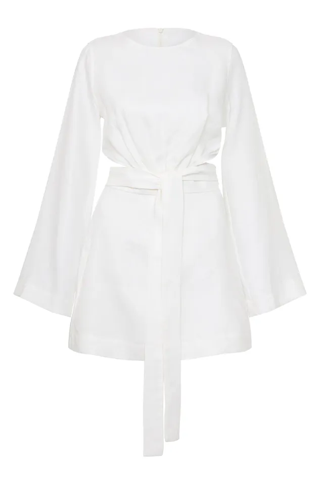 BONDI BORN Dresses Rinca Mini Dress 8211 White 8211 Women