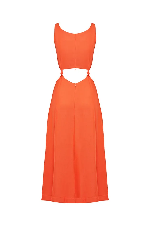 BONDI BORN Dresses Tenerife Dress 8211 Tomato 8211 Women