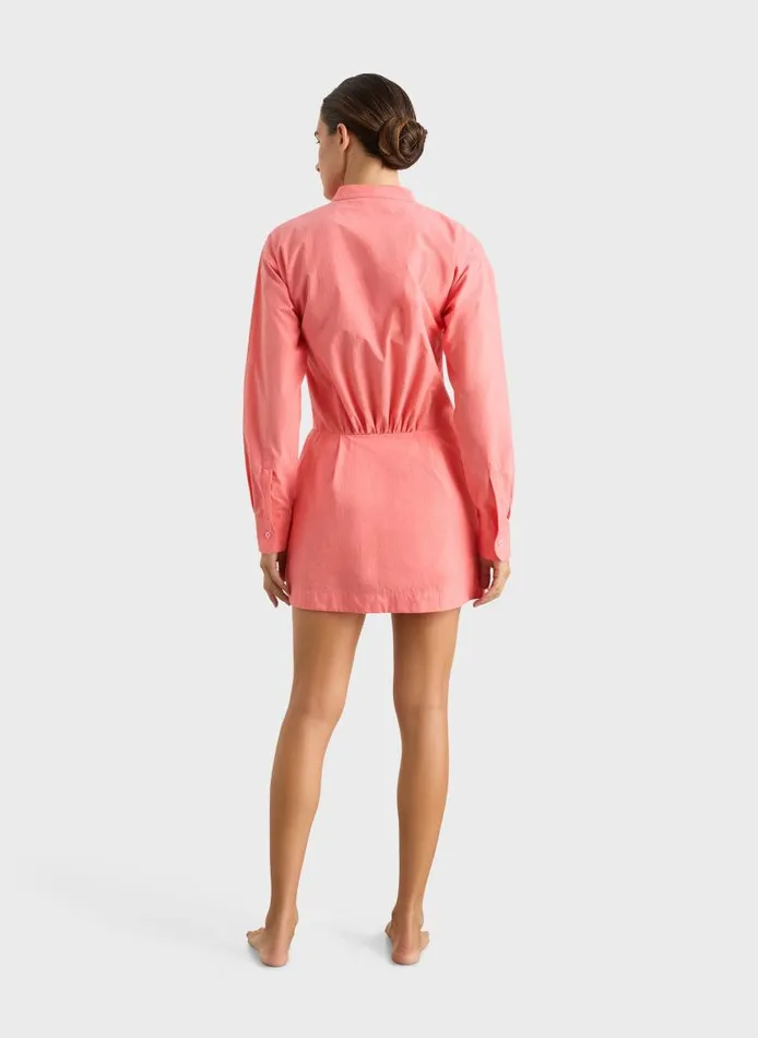 BONDI BORN Dresses Tula Mini Dress 8211 Coral 8211 Women