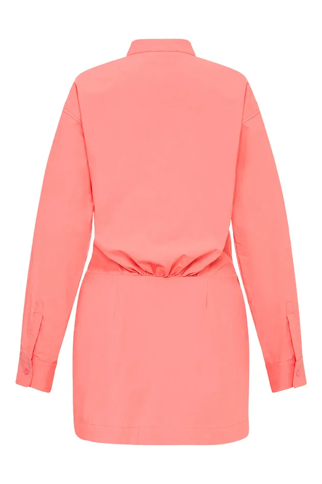 BONDI BORN Dresses Tula Mini Dress 8211 Coral 8211 Women