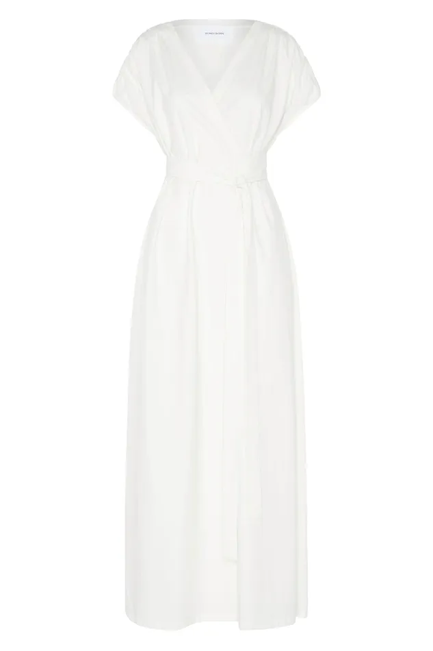 BONDI BORN Dresses Valencia Long Dress 8211 Pearl 8211 Women