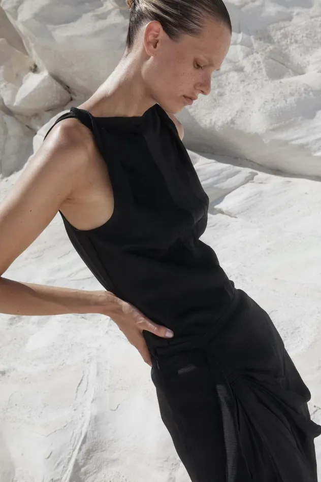 BONDI BORN Matching Separates Ardea Twisted Top 8211 Black 8211 Women
