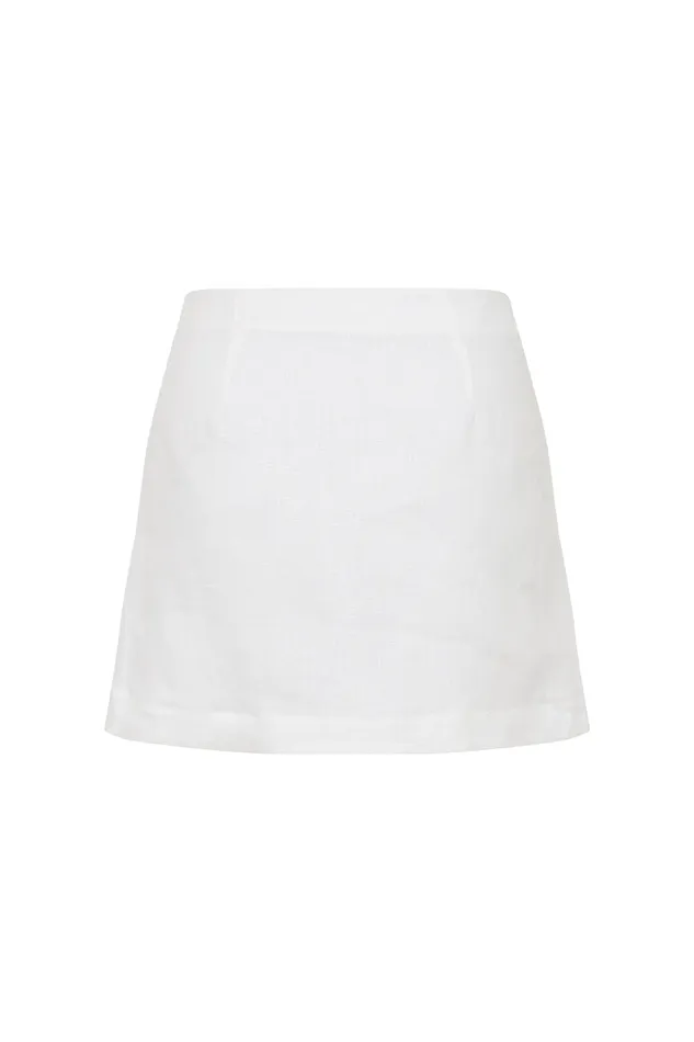 BONDI BORN Matching Separates Brighton Mini Skirt 8211 White 8211 Women