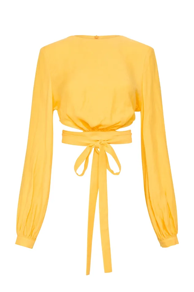 BONDI BORN Matching Separates Corte Top 8211 Banana 8211 Women